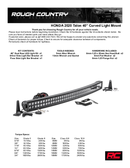 Installation Manual